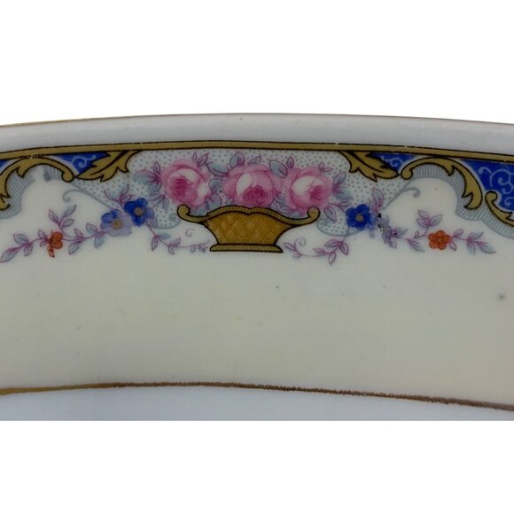 VTG Edelstein Bavaria Porcelain Serving Dish Floral & Gold 10" X 7" X 2" P10128 - Picture 4 of 10